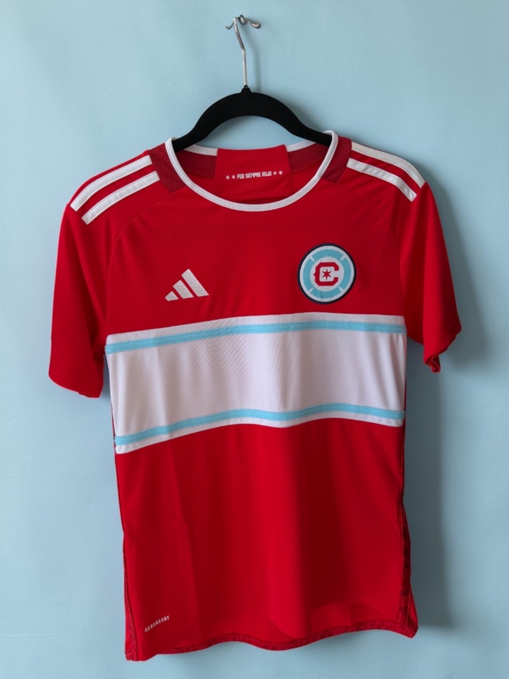 adidas Chicago Fire FC 2024/25 Home Jersey Women’s Medium NWT Red IP6002